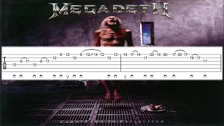 Symphony Of Destruction Guitar Solo Tab w/Backing Track - Accurate and Easy to Follow - Megadeth