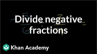 Dividing negative fractions | Fractions | Pre-Algebra | Khan Academy