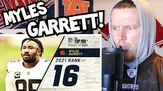 Rugby Player Reacts to MYLES GARRETT (DE, Cleveland Browns) #16 The Top 100 NFL Players of 2021!