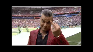 Stinkende Finger: Das war die Eröffnungsfeier für den Weltcup mit Robbie Williams