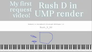 UMP Render | Rush D | 40.930k notes | My first request video!