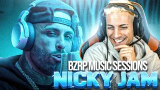 REACCIÓN INEDITA A NICKY JAM - @Bizarrap  #41