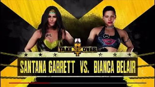 WWE 2K18: Santana Garrett Vs Bianca Belair