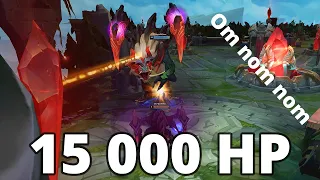 50-stack Cho'Gath vs 0-stack one #Shorts