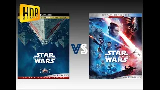 ▶ Comparison of Star Wars: Episode IX - The Rise of Skywalker 4K (4K DI) HDR10 vs Regular Version