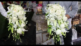 How to make a wedding flowers bouquet. Wedding flowers bouquet tutorial