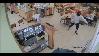 Armed robbery caught on cctv video