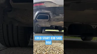 COLD START BMW G30 540i B58