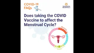 Does taking the COVID Vaccine to affect the Menstrual Cycle? | COVID Vaccination Updates | #Shorts