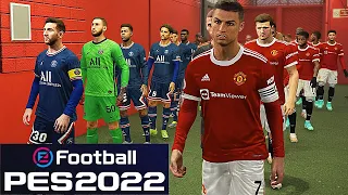 PSG vs MANCHESTER UNITED | Champions League 21/22 eFootball PES 2022 PS5 MOD Next Gen