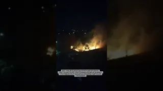 ПОЖАР 🔥Славянск 21.10.2021 ул.Светлодарская