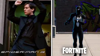 Peter Parker Evil's Dance in Fortnite - (Spider-Man 3) Bully Maguire Dance!