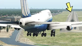 B747 Pilot Got Promoted For This Landing [XP11]