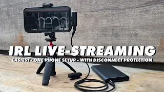 EASIEST SETUP for IRL Live-Streaming