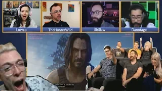 KEANU REEVES (JOHN WICK) IS IN CYBERPUNK 2077 REACTION COMPILATION LAST E3 2019