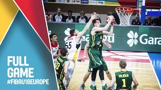 Germany v Lithuania - Full Game - Semi Final - FIBA U18 European Championship 2016