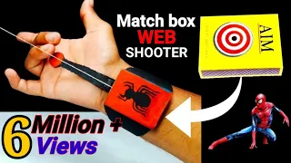 How To Make SPIDER-MAN Web Shooter with matchbox | DIY Spiderman web | easy web shooter tutorial