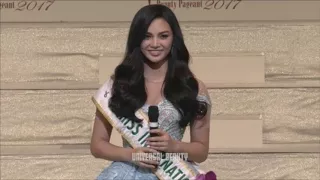 Kylie Versoza Farewell Speech | Miss International 2016