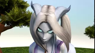 Female Draenei HD Rig Demo (World of Warcraft 3d Animation Test)