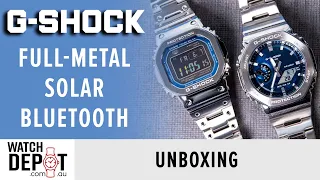 2x FULL METAL, SOLAR, BLUETOOTH G-SHOCKs | GMB2100AD-2AD & GMWB5000D-2D | Unboxing