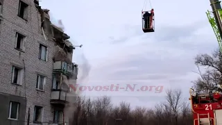 Спасательные работы на месте взрыва в Новой Одессе будут продолжаться всю ночь