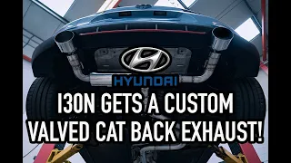 HYUNDAI I30N GETS A CUSTOM VALVED CAT-BACK EXHAUST