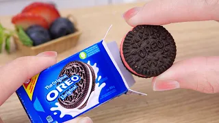 Fluffy Miniature OREO Pancake for Breakfast | Yummy ASMR Mini Food Making | Miniature Cooking