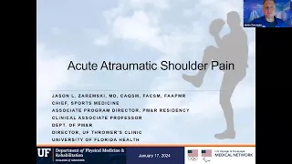 Acute Atraumatic Shoulder Pain | Fellow Online Lecture Series