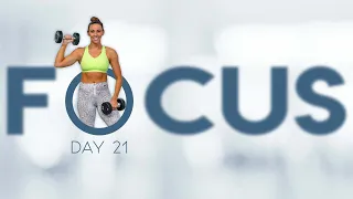 45 Minute Upper Body Ladder Circuit Workout | FOCUS - Day 21