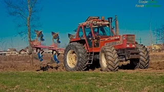 Fiatagri 180-90+De Franceschi Trivomere|Aratura| ᴴᴰ