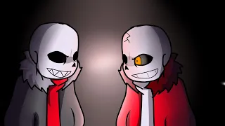 Fell!Sans vs Hard!Sans (Animation)