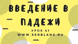 Сербский язык. Урок 41. Введение в падежи