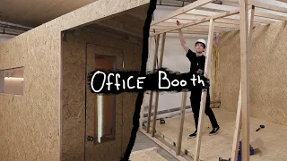 Building An Office Booth For A Workshop