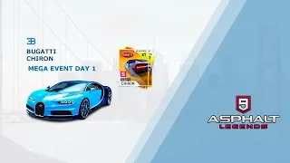 Asphalt 9: Legends | Bugatti Chiron Mega Event Day 1 | Rush Minute