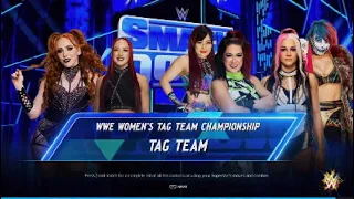 WWE Smackdown| Unholy Alliance vs Damage Ctrl: Women's Tag team championship match WWE2K24