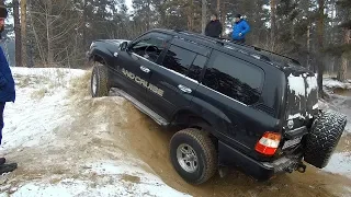 Жесть! Заруба на все бабки! Land Cruiser 105, Гелик, Bighorn, Pajero 3. Поломали Бига. Offroad