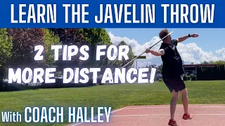 Javelin Throw - Two Tips for More Distance