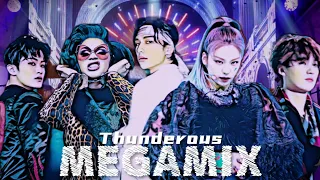 STRAY KIDS/ BTS/ ITZY/ CARDI B/SUPER M- THUNDEROUS MEGAMIX +more (13 songs) | LIL MUSICK MASHUP