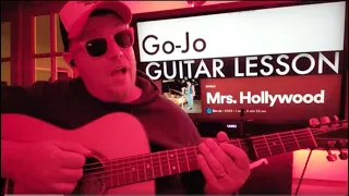 How We Broke Down Mrs. Hollywood - Go-Jo Guitar Tutorial (Beginner Lesson!)