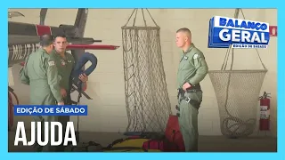 SP envia helicópteros para auxiliar vítimas das chuvas no Rio Grande do Sul