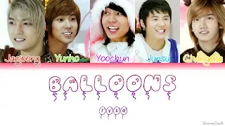 TVXQ (동방신기) - Balloons (풍선) [Colour Coded Lyrics] (Han/Rom/Eng)
