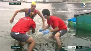 Revoir la belle victoire d'Alexis Hanquinquant en paratriathlon aux Jeux de Tokyo