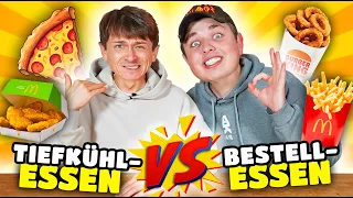 Tiefkühl-ESSEN vs. Bestell-ESSEN 🍟🍕 mit Smiley