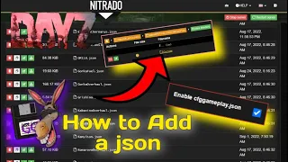 Nitrado | How to add a json to your Nitrado Dayz  Server