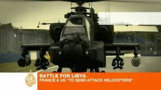 France sends attack choppers to Libya
