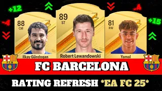 FIFA 25 | FC BARCELONA RATING PREDICITONS! (EA FC 25) 😱🔥 | FT. Lewandowski , Yamal , Gündogan...