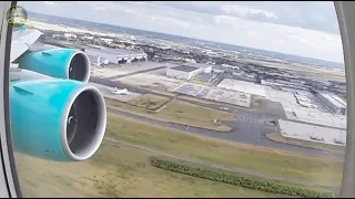 HiFly A380 Takeoff: GREAT Paris CDG Overview! Air Austral flight to St. Denis, La Réunion [AirClips]