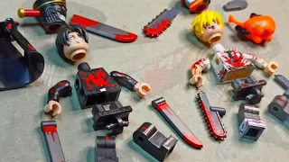 Lego chainsawman denji & pochita vs katana man