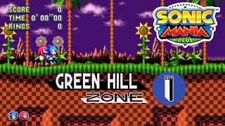 sonic mania plus (ruby chronicles mod) gameplay green hill