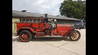 1920 American laFrance pumper @ HappyOldIron Antique tractors in Belgium